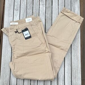 Billy Reid Slim Cotton Chinos in Khaki